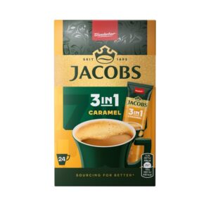 JACOBS Cafea Instant 3 in 1 Caramel 24 x 11,2 g