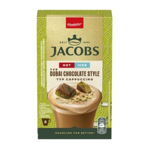 JACOBS Cafea Solubila Cappuccino Dubai 8 x 15 g