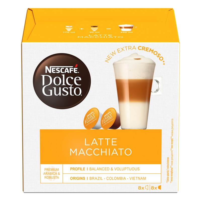 NESCAFE Dolce Gusto Latte Macchiato Cafea Capsule 183,2 g