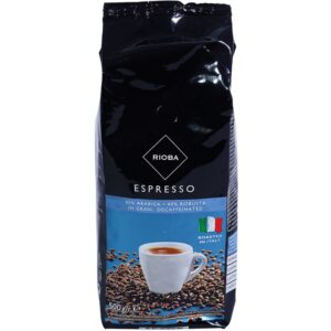 RIOBA Cafea Boabe Decofeinizata 500 g