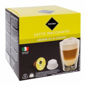 RIOBA Latte Machiatto Cafea Capsule 192 g