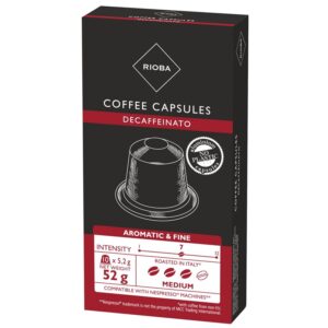 RIOBA Nespresso Cafea Capsule Decofeinizata 52 g
