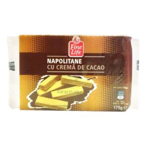 Fine Life Napolitane cu Crema de Cacao 175 g