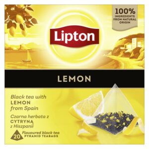 Lipton Ceai Negru cu Lamie 34 g